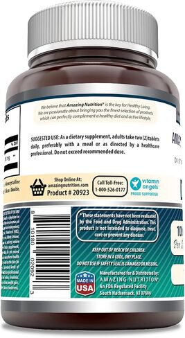 Amazing Formulas DHEA 100 mg Per Serving 120 Tablets Supplement | Non-GMO | Gluten Free | Made in USA in Saudi Arabia