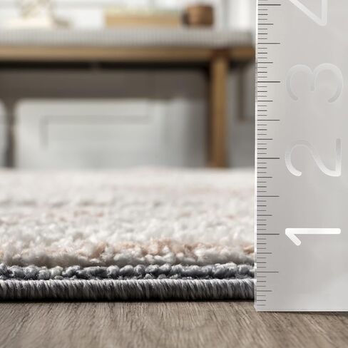 nuLOOM Acacia Geometric 8x10 Area Rug for Living Room Bedroom Dining Room Kitchen, Beige/Ivory in Saudi Arabia