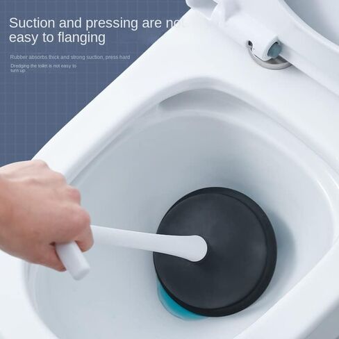 2-in-1 Toilet Cleaning Combo: Toilet Brush and Plunger Sets with Holde,Toilet Plunger and Bowl Brush Combo for Bathroom Cleaning,Bathroom Cleaning Tools Combo with Caddy Stand for Deep Cleaning in Saudi Arabia