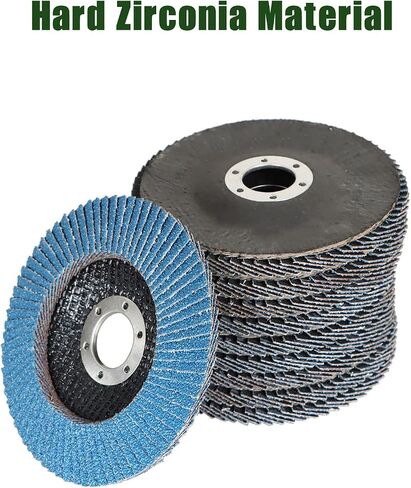 4-1/2 Inch Flap Disc Zirconia 100 Pack 40 Grit Sanding Grinding Wheel Fit for Stainless Steel Metal in Saudi Arabia