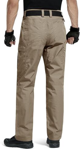 FREE SOLDIER Men's Cargo Pants Water Resistant Ripstop Tactical Pants for Men Work Pants Lightweight Outdoor Hiking Pants Men in Saudi Arabia
