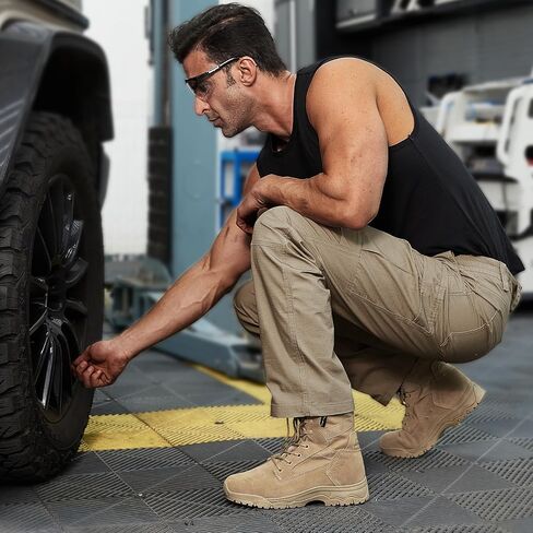 FREE SOLDIER Men's Cargo Pants Water Resistant Ripstop Tactical Pants for Men Work Pants Lightweight Outdoor Hiking Pants Men in Saudi Arabia