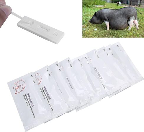 Pig Pregnancy Test Strip, Pack of 10 Disposable Pig Pregnancy Test Strip Early Pregnant Detection Testing Tool Veterinary Equipment Livestock Supply for Pig Early Pregnancy Testing in Saudi Arabia