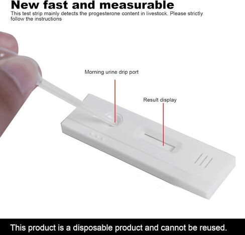 Pig Pregnancy Test Strip, Pack of 10 Disposable Pig Pregnancy Test Strip Early Pregnant Detection Testing Tool Veterinary Equipment Livestock Supply for Pig Early Pregnancy Testing in Saudi Arabia