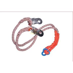 HUAWELL Body Safety Harness for Climbing Cement Pole with Two Safety Rope International Standard (Red rope)