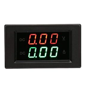 Meter, YB4835VA DC0~100V 20A Dual Display Integrated Voltage Meter Used to Monitor The Voltage of The Battery