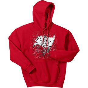 سترة بغطاء للرأس بشعار رقمي قياسي للرجال من Zubaz، لون الفريق، مقاس كبير in Kuwait