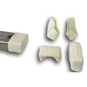 LMParts (Qty 50) Shallow White End Caps for Unistrut Channel 13/16'' #4882W (P2860-33)