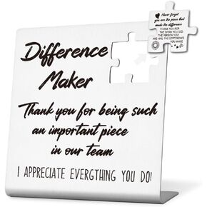 THRXOBN Difference Maker Gift for Mentor, New Chapter Gifts for Mentor, Congratulation Gifts for Mentor,New Job Gift for Mentor, Appreciation Gifts for Mentor,WLK35
