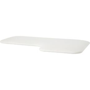 Seachrome L-Shaped Replacement Cushion Shower Seat Top Only, 32" x 15", Left-Handed, White