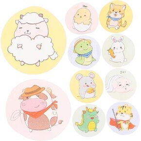 Hemoton 120pcs Stickers Spot Bandages Round Kid for Kids Circle Waterproof Bandages for Kids Waterproof Bandages Mini Protective Equipment Pe Baby