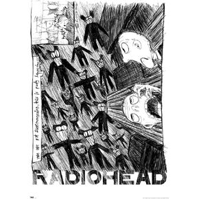 Trends International Radiohead - Scribble Wall Poster, 22.375" x 34", Premium Unframed Version