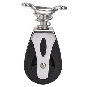 Sheave Block Head Nylon Swivel Sailboat Plain Bearing Pulley 316 Stainless Steel Nylon Marine Grade Suitable for Fitness Equipment and Marine Sheets