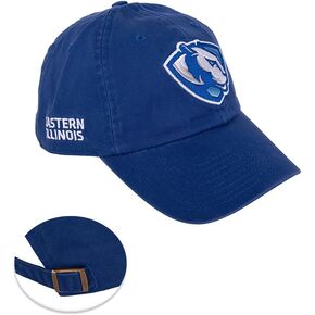 Desert Cactus Eastern Illinois University Baseball Hat EIU Panthers Brimmed Embroirderd Hats Cap Adjustable Cloth Strap Adult (Style C) Blue