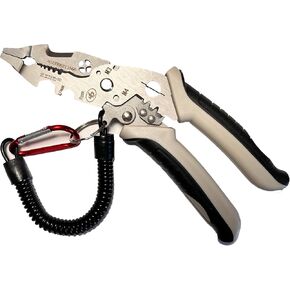 12 in 1 Multifunctional Wire Cutter and Stripper pliers,Stainless Steel Cable Cutters Crimping and Twisting Electrical Tool(1PCS)