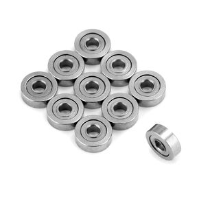 XIKE MR62W2 2x6x2mm Double Shielded Miniature Deep Groove Ball Bearing,Double Rubber Sealed (10 Pcs)
