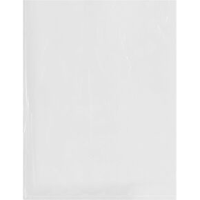 Plymor 10" x 13" (Pack of 100), 2 Mil Flat Open Clear Plastic Poly Bags