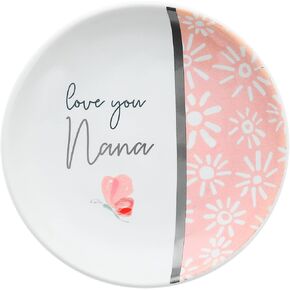 Pavilion Gift Company Keepsake Tray-You're Amazing Jewelry Dish, 4" Round, Pink