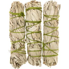 Mini California White Sage Smudge Sticks - 3 Pack