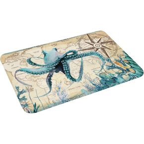 Soft Bath Mats Rock Roll Skull Yes Non-Slip and Quick-Drying Rugs for Kitchen Bedroom and Indoor Use - 16x24 Inches, White21