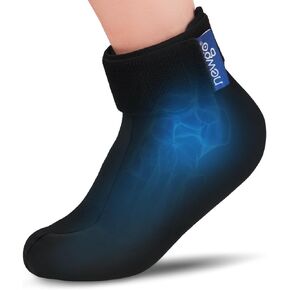 NEWGO Cold Therapy Ice Sock for Foot Pain Relief, Foot Ice Pack Cold Sock for Neuropathy, Chemo, Plantar Fasciitis, Hot Feet, Edema, Post Partum Foot Swelling
