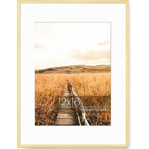 8x10 Picture Frame, Unqiue Brushed Cross-Hatch Aluminum Photo Frame with 5x7 Removable Mat, High Definition Plexiglass and Hanging Kits, Vertical and Horizontal for Tabletop and Wall Mounting, Black