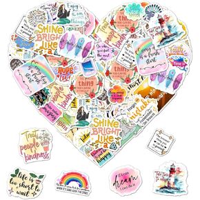 Pack 50 Pcs World Travel Stickers for Water Bottles Waterproof Laptop Luggage Helmet Computer Scrapbooking Teens Adults Girls Boys Funny Aesthetic Sticker Packs Small Vinyl Decals