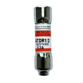 New ATDR1/2 ATDR-1/2 ATDR-1/2A 600Vac Time Delay Fuse, Pack of 10