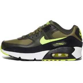 Nike Air Max 90 LTR (Big Kid) White/White/Summit White/Metallic Red Bronze 7 Big Kid M