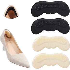 Shoe Help Grips for Shoes Too Big, Heel Insert for Women and Men, Heel Slip Grip Improved Shoe Fit and Comfort, Prevent Heel Slip and Blister (2 Pairs) Multicolor in Kuwait