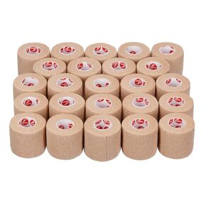 Cramer Eco-Flex Self-Stick Stretch Tape, Cohesive Tape, Flexible Elastic Sports Tape, Athletic Training Supplies, Easy Tear Self-Adherent Bandage Wrap, Bulk Cases, 6 Yard Rolls, Compression Tape