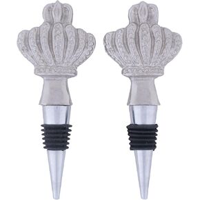 DII Kitchen Wine & Bottle Stopper, 2x4", Eiffel Tower & Fleur De Lis