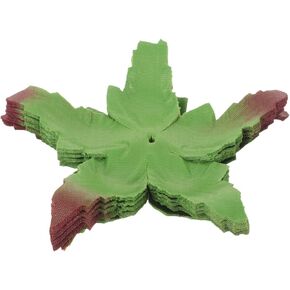 SEWACC Artificial Flowers Calyxes DIY Materials 50pcs Artificial Torus Cloth Crafting Supplies Rose Flower Making Fake Green Sepals