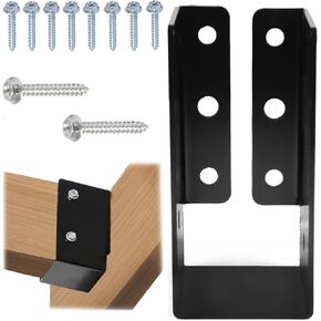 Joist Hanger Q235 إطار فولاذي مخفي ذو شفة خفيفة للسكك الحديدية الخشبية 2x4 شماعات رافعة مخفية (عبوة من 12) in Kuwait