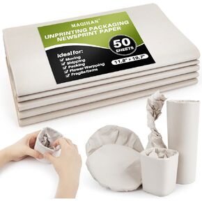 Packing Paper - 50 PCS Packing Paper Sheets for Moving, Moving Supplies, Shipping Supplies, Newsprint Paper, Moving Paper, Packing Wrap, Dish Packing Supplies for Moving, Shipping Paper, Newsprint