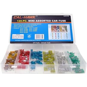 Cal-Hawk CAPCFM Assorted Car Truck Mini Fuse 5,7.5,10,15,20,25,30 Amp