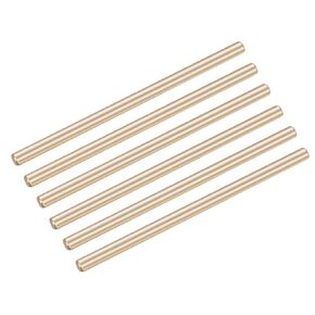 DMiotech 20Pack 30mm x 2mm, Brass Solid Round Rod, Brass Rod for DIY Craft Gear Shaft