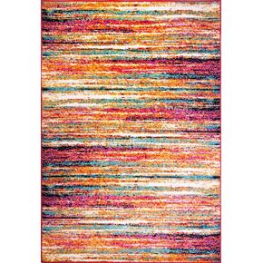 Home Dynamix Splash Cellis Area Rug 7'10"x10'2 Abstract Orange/Blue/Cream