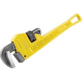 DOWELL 10" Pipe Wrench for Various Pipe Maintenance, Comfortable Grip Pipe Wrench Reliable and Durable Cast Steel Pipe Wrench for Long-Lasting Use