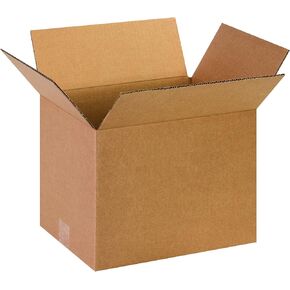 PARTNERS BRAND 13 x 10 x 10 Corrugated Cardboard Boxes, Medium 13"L x 10"W x 10"H, Pack of 25 | Shipping, Packaging, Moving, Storage Box for Home or Business, Strong Wholesale Bulk Boxes
