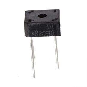 10 Pieces KBPC610 6A 1000V Bridge Rectifier Diode Plastic Case Single Phase Diode