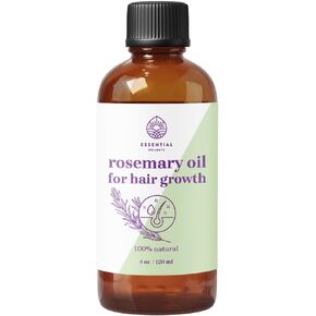 Rosemary Oil by Essential Delights - Premium Grade Oil | Vegan & Cruelty Free (4 Fl Oz, Rosemary Oil for Hair Growth (Blend))