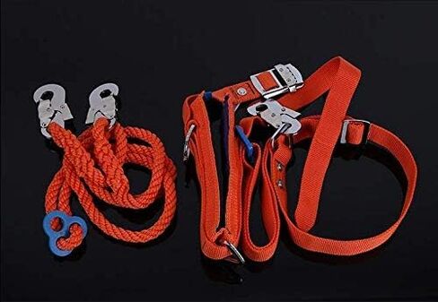 HUAWELL Body Safety Harness for Climbing Cement Pole with Two Safety Rope International Standard (Red rope) in Saudi Arabia