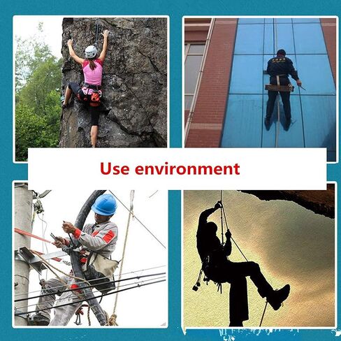 HUAWELL Body Safety Harness for Climbing Cement Pole with Two Safety Rope International Standard (Red rope) in Saudi Arabia