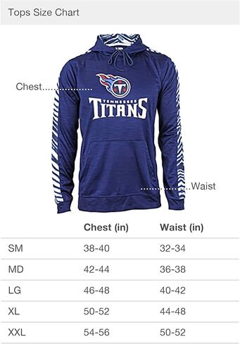سترة بغطاء للرأس بشعار رقمي قياسي للرجال من Zubaz، لون الفريق، مقاس كبير in Kuwait