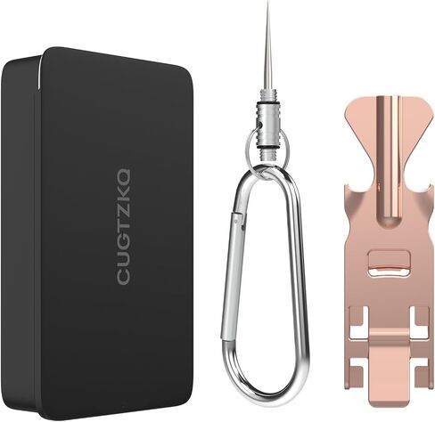 a multifunctional tool that can be used as a keychain, bottle opener, soda can opener, SIM card removal tool, and titanium toothpick; Interesting small gift, easy to carry.（Rose Gold） in Saudi Arabia