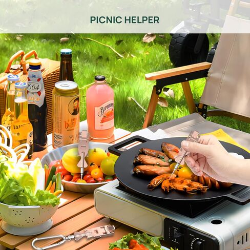 a multifunctional tool that can be used as a keychain, bottle opener, soda can opener, SIM card removal tool, and titanium toothpick; Interesting small gift, easy to carry.（Rose Gold） in Saudi Arabia