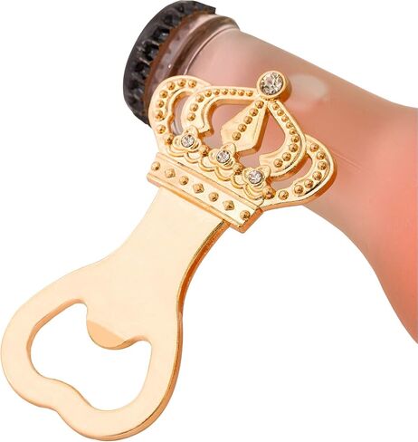 NC 24PCS Crown Bottle Opener Crown Baby Shower or Wedding Even Birthday Party Gifts for Guests, Baby Shower or Gold Wedding Favors Bridal Shower Favors,Birthday Decorations Supplies (gold, 24) in Saudi Arabia