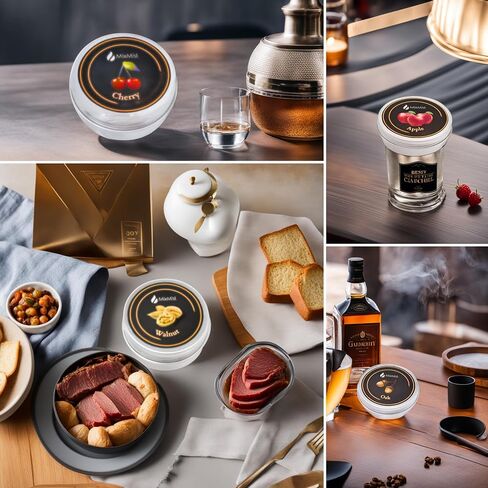 MixMist Cocktail Smoker Kit with Torch Bourbon Smoker Kit with 4 Flavors of Wood Chips Whiskey Old Fashioned Smoker Kit Whiskey Infuser Smoking Accessories Gift Set in Saudi Arabia