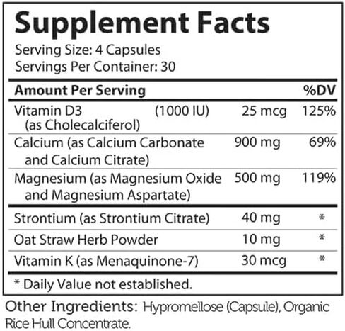 Zahler PowerCal, Calcium Supplement with Vitamin D, Promotes Healthy Bones Teeth and Gums, Certified Kosher, 120 Capsules in Saudi Arabia